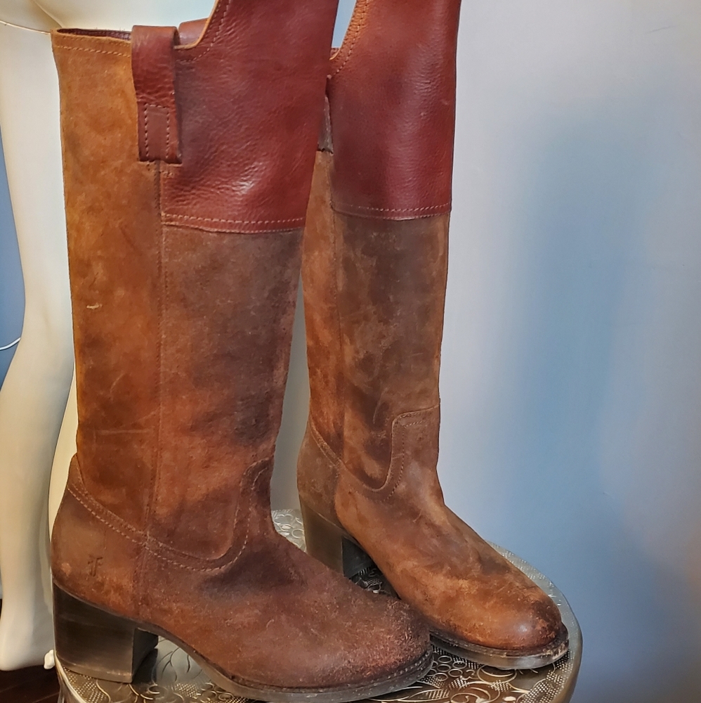 FRYE AUTUMN SHIELD PULL-ON BOOTS, 10